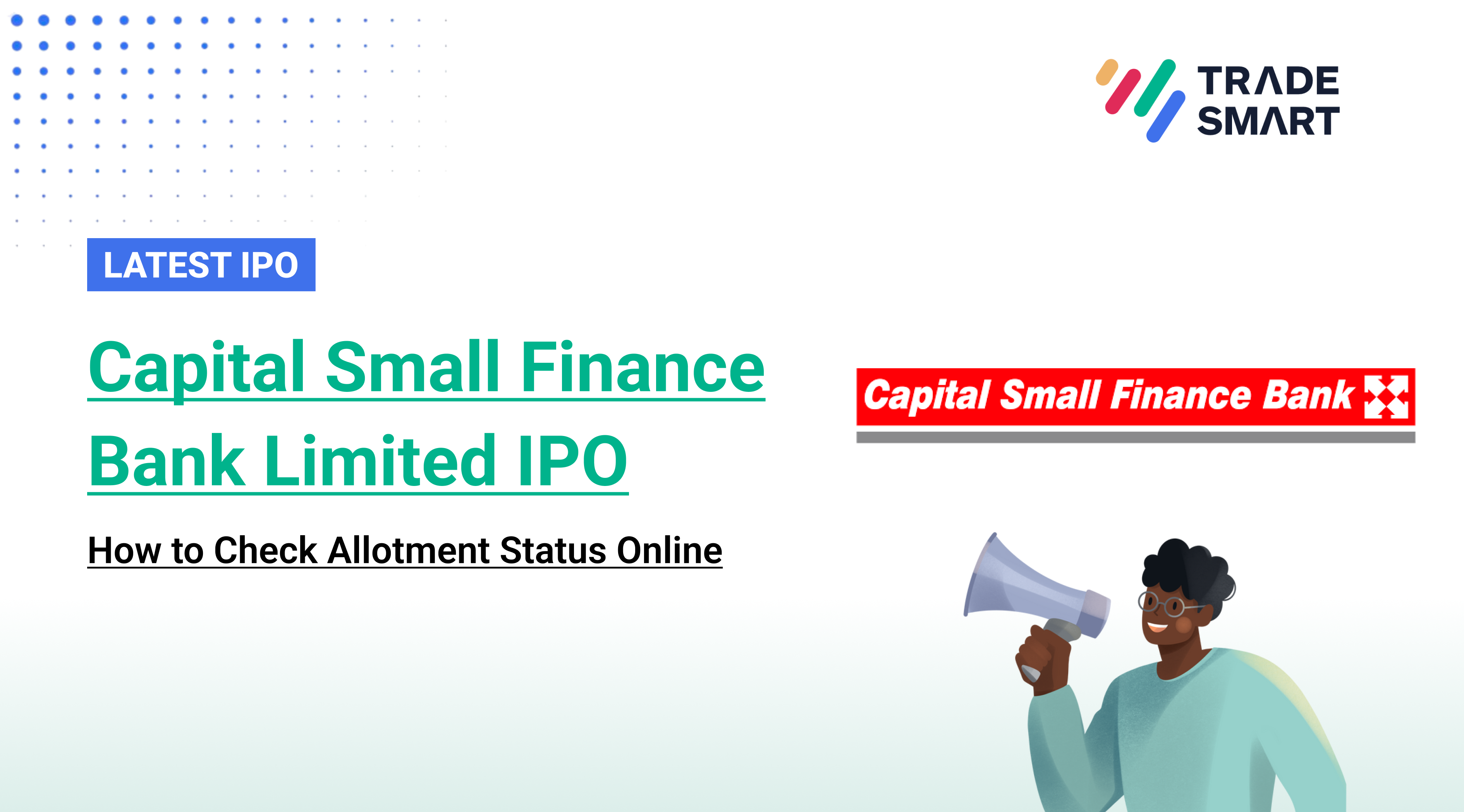 Capital Small Finance Bank IPO allotment Status