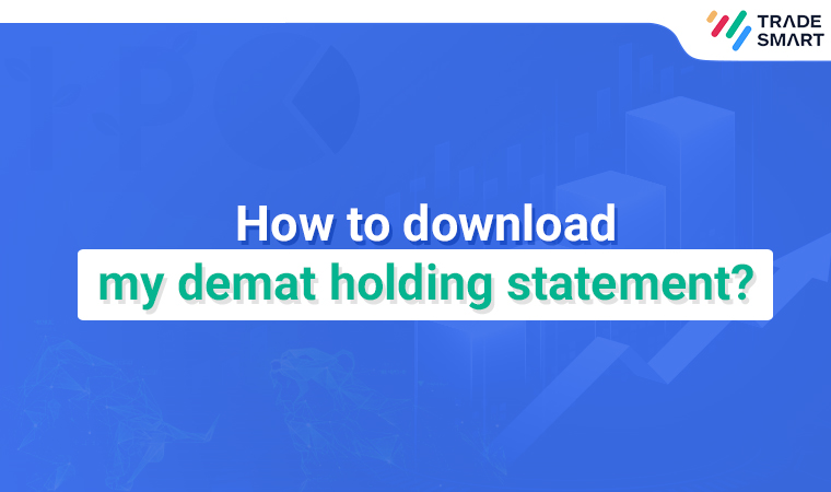 How to download my demat holding statement